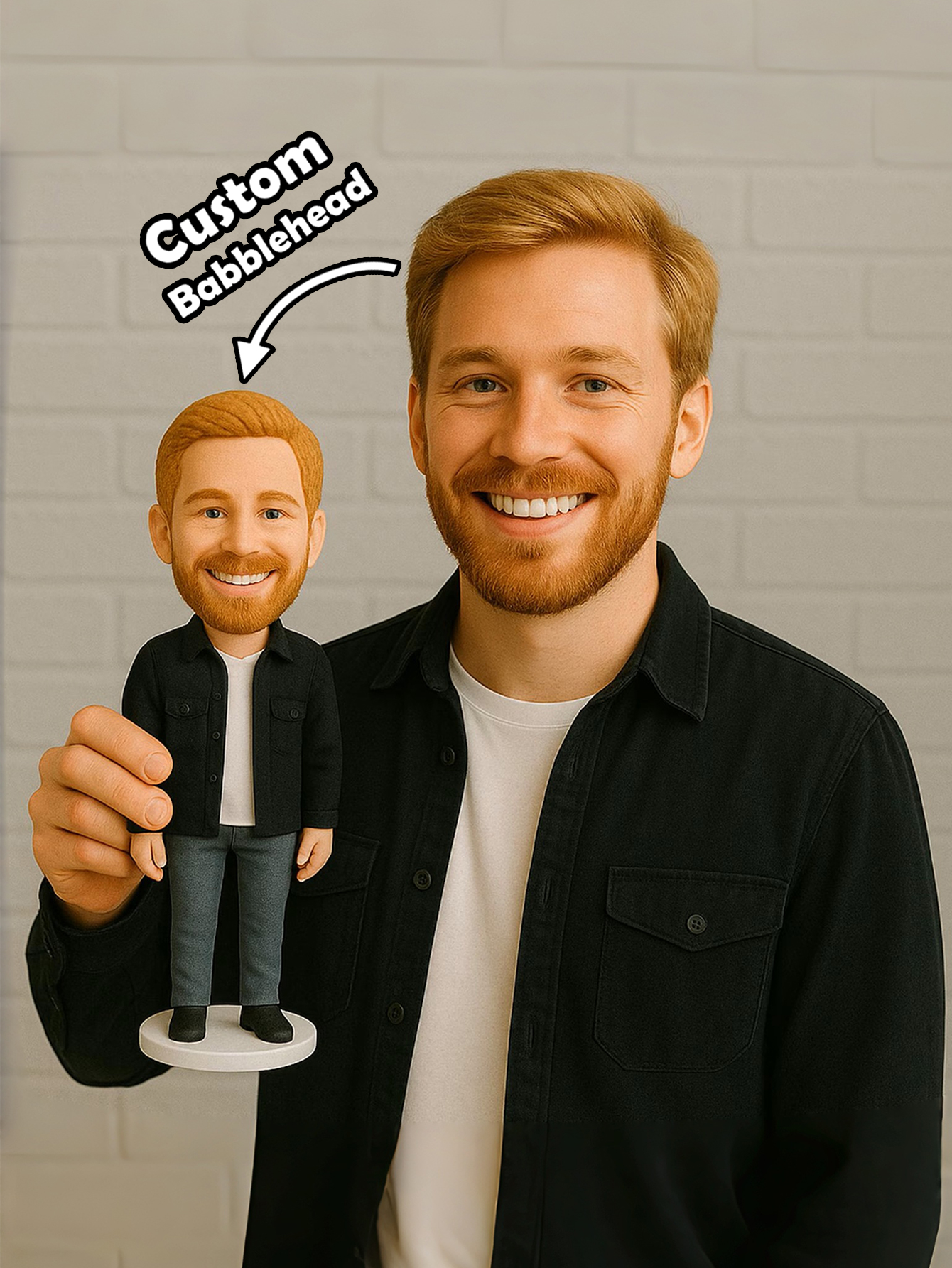 Custom bobblehead doll, exclusive bobblehead doll Christmas gift for men